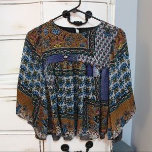 Zara Morrocan Printed Blouse